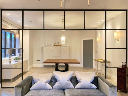 Arched Crittall Screen Installation
